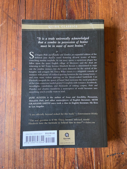 Pride and Prejudice and Zombies - Jane Austen and Seth Grahame-Smith