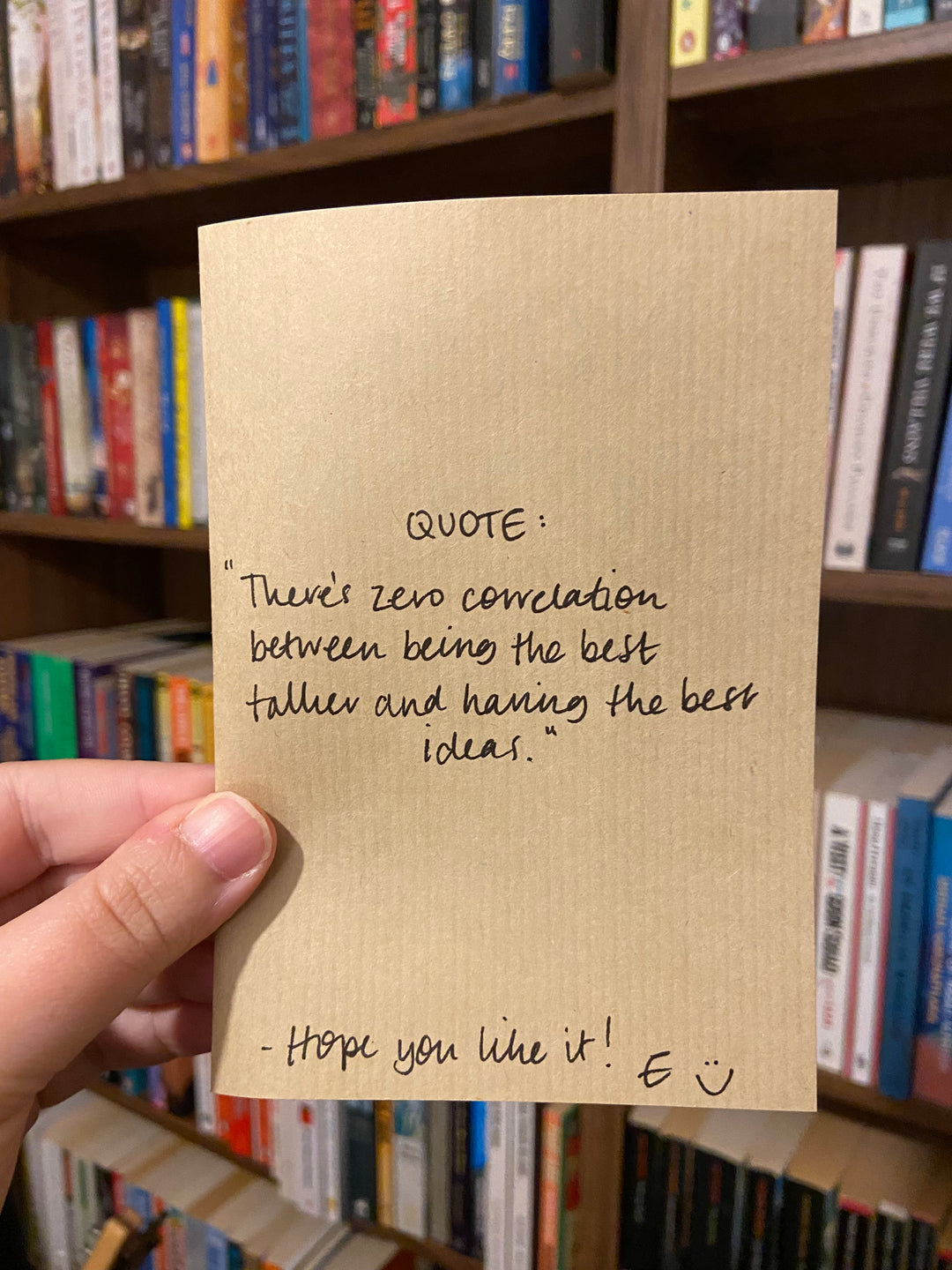 Blind Date with a Book No. 2