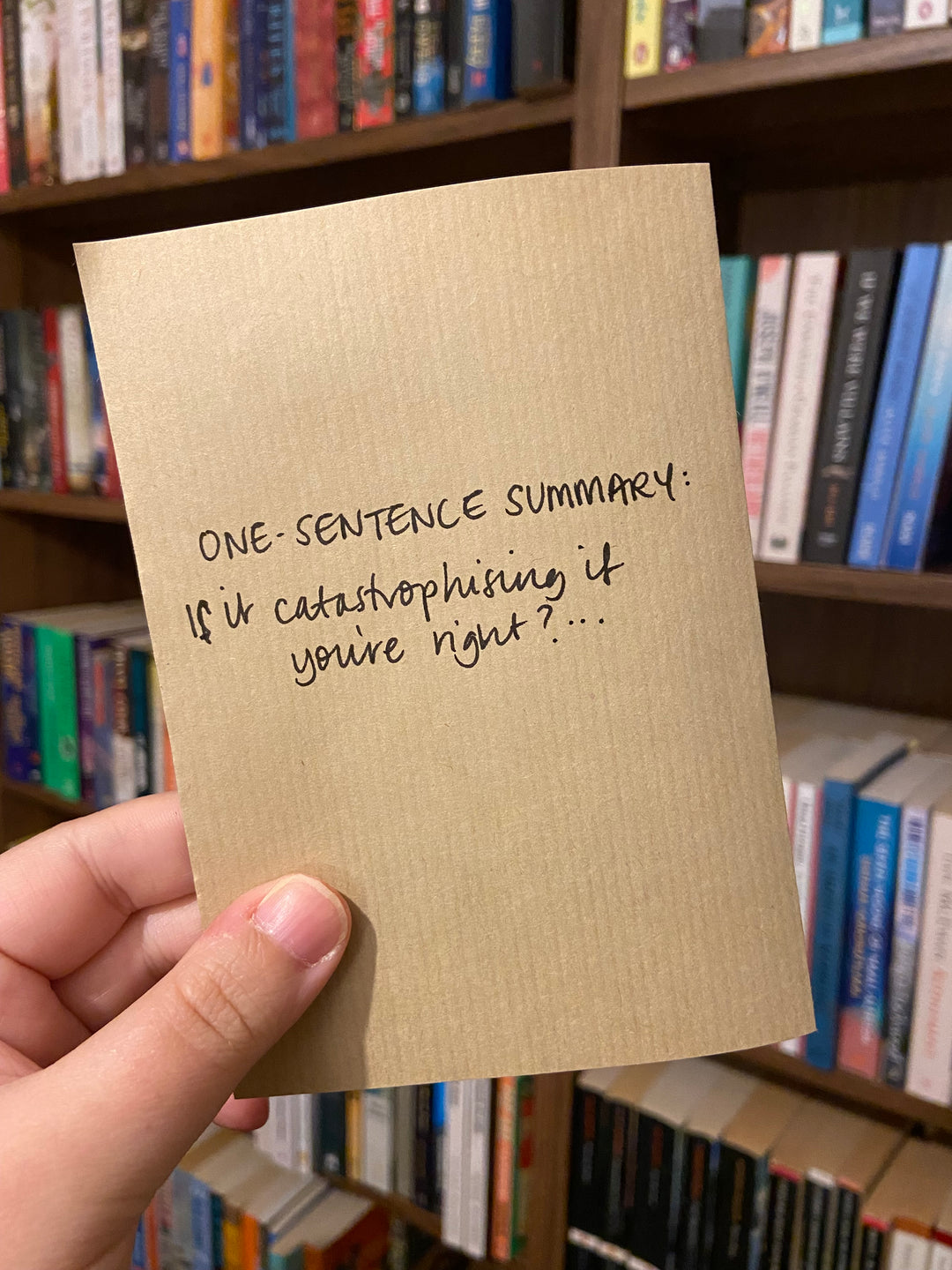 Blind Date with a Book No. 3