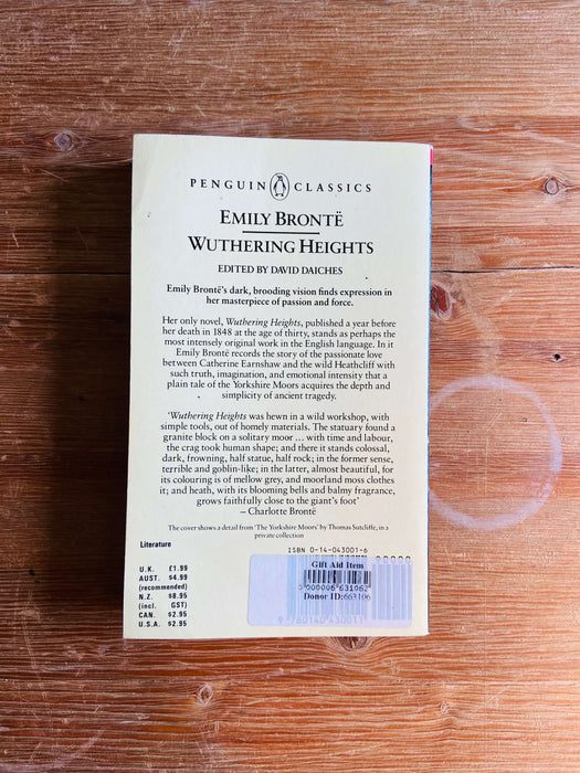 Wuthering Heights - Emily Brontë