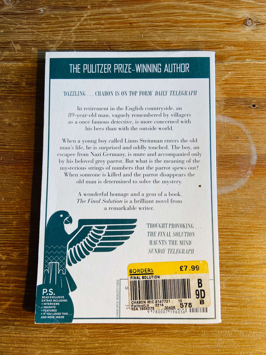 The Final Solution - Michael Chabon