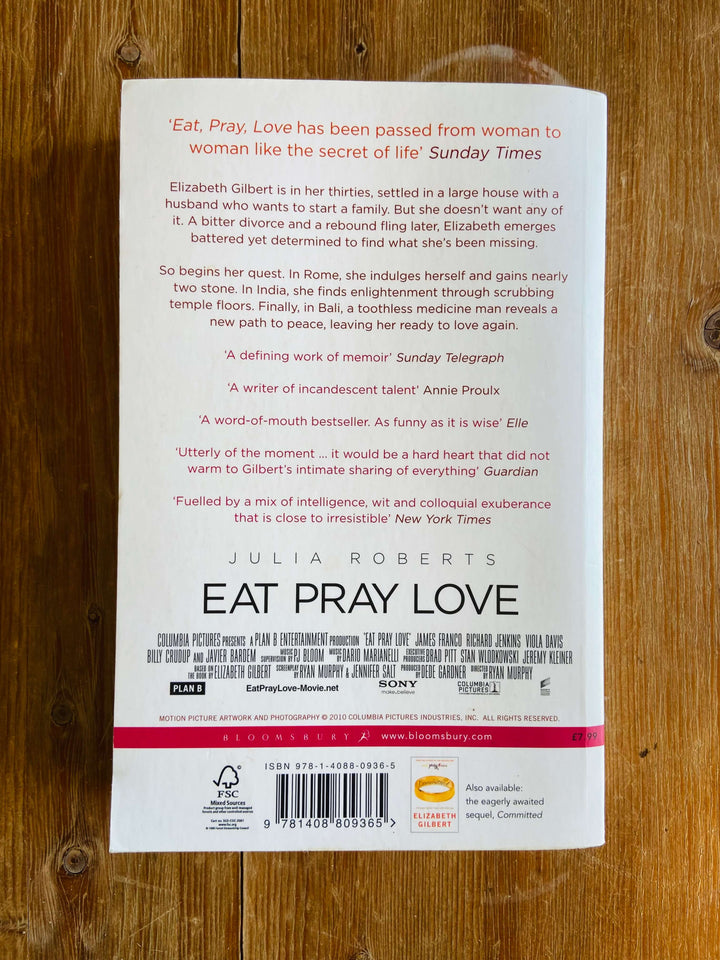 Eat, Pray, Love - Elizabeth Gilbert