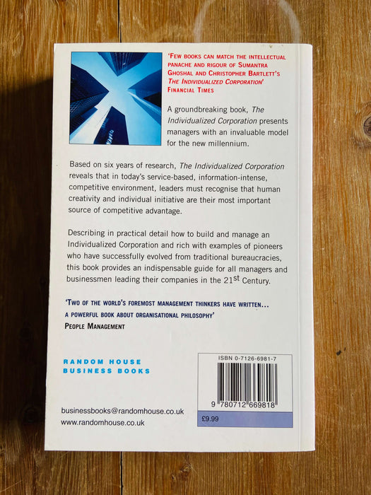 The Individualised Corporation - Sumantra Ghoshal and Christopher A. Bartlett
