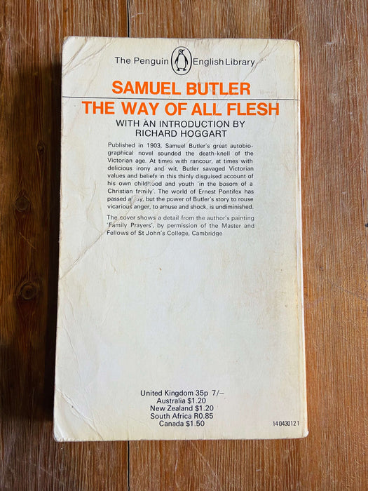 The Way of All Flesh - Samuel Butler