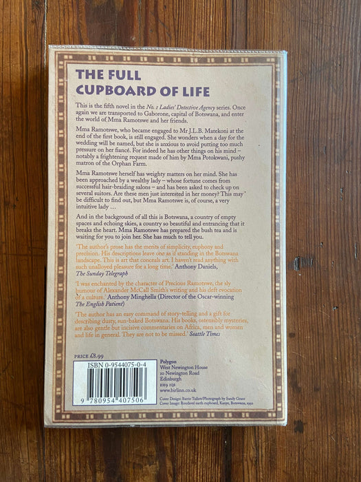 The Full Cupboard of Life - Alexander McCall Smith