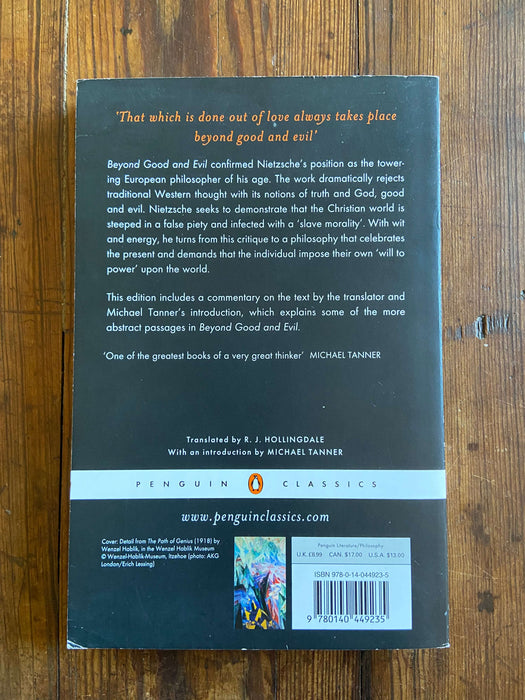 Beyond Good and Evil - Friedrich Nietzsche
