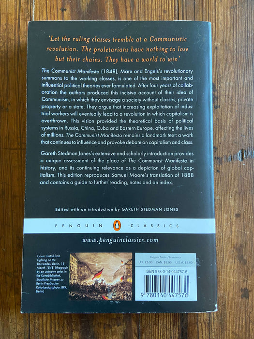 The Communist Manifesto - Karl Marx and Friedrich Engels